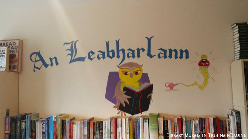 Library Murals in Tigh na nDaoine