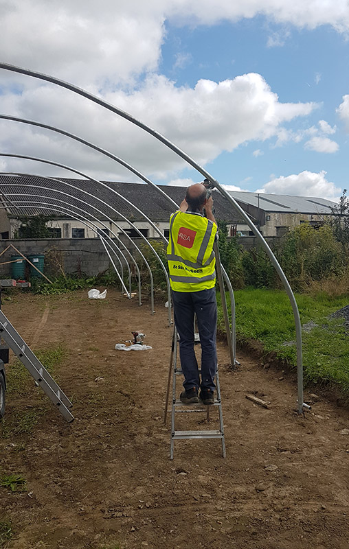 Newcastle Community Composting Polytunnel