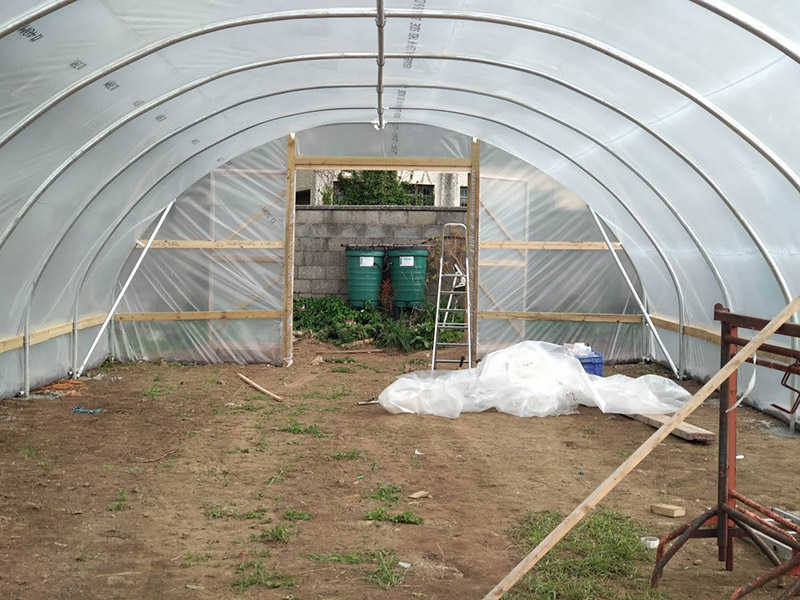 Newcastle Community Composting Group Poly Tunnel