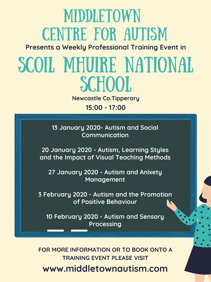 Middletown Centre for Autism training in Newcastle Clonmel, Tipperary