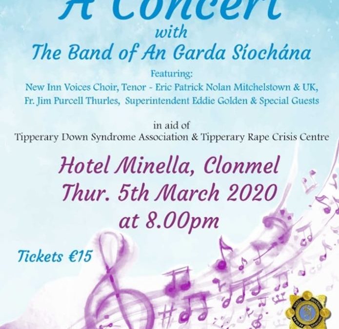 A Concert with The Band of An Garda Síochána in Aid of Two great Charities