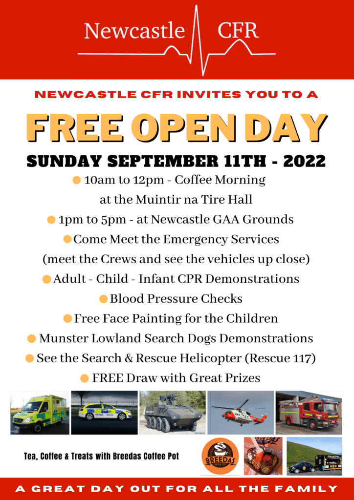 Newcastle CFR Open Day poster