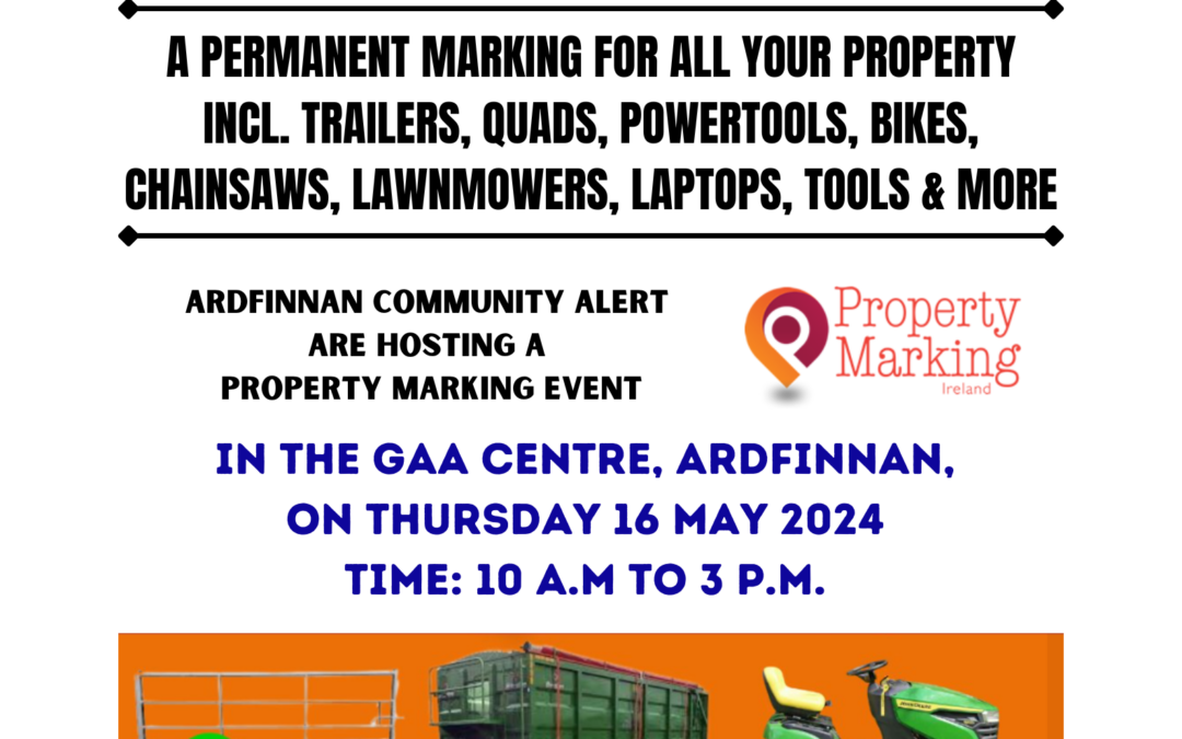 Property Marking Event in Ardfinnan