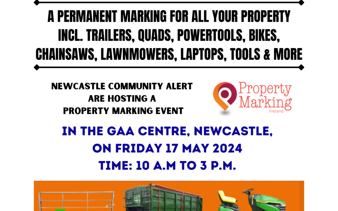Property Marking Event in Newcastle.