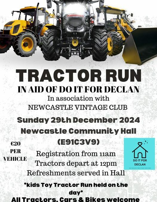 Tractor Run – Sunday 29th December 2024